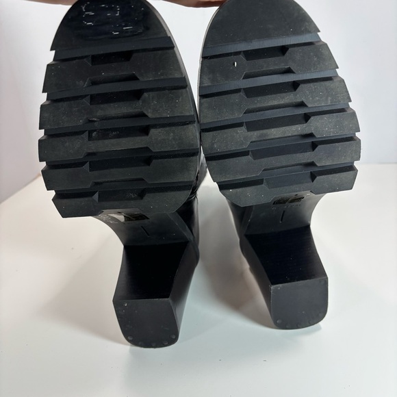 Dolce Vita Marni Midnight Crinkle Patent H2O Waterproof Ankle Boots Size 10 - Picture 8 of 8